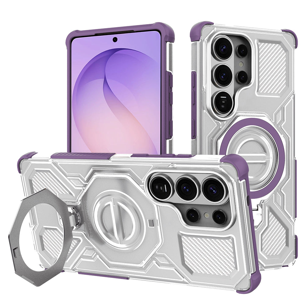 Husa pentru Samsung Galaxy S26 Ultra, Techsuit, Carbon Shield Pro, Mov