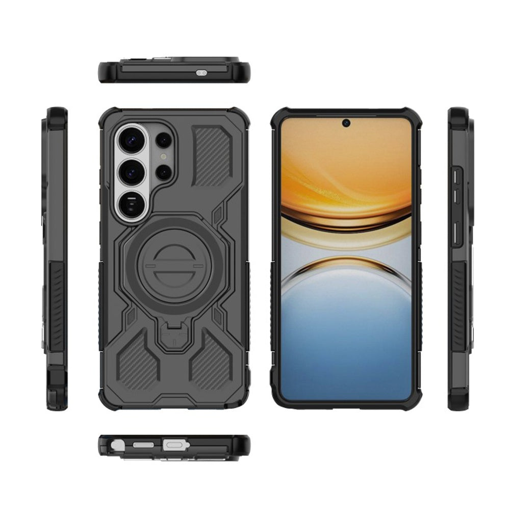 Husa pentru Samsung Galaxy S26 Ultra S948, Techsuit, Carbon Shield Pro, Neagra