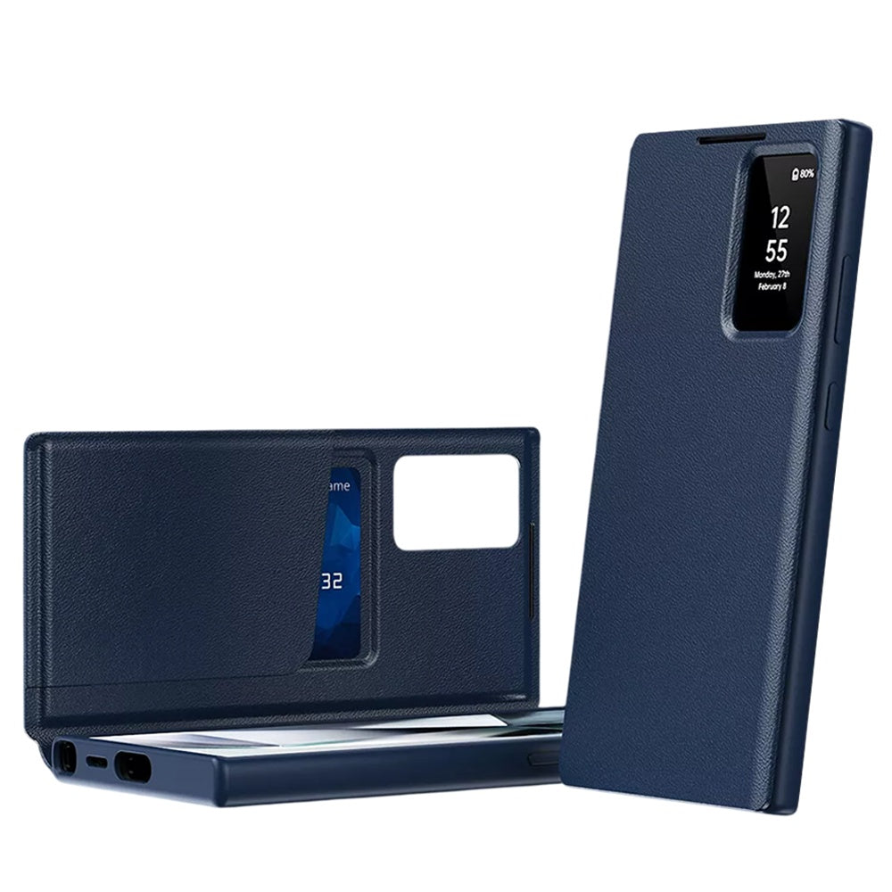 Husa pentru Samsung Galaxy S26 Ultra S948, Techsuit, SmartView, Albastra