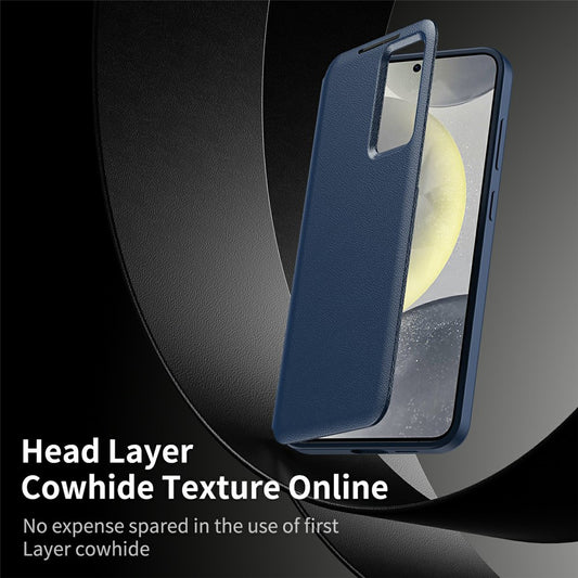 Husa pentru Samsung Galaxy S26 Ultra, Techsuit, SmartView, Albastra