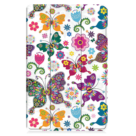 Husa pentru Samsung Galaxy Tab A11+ / Tab A9+, Techsuit, FoldPro Butterfly, Multicolor
