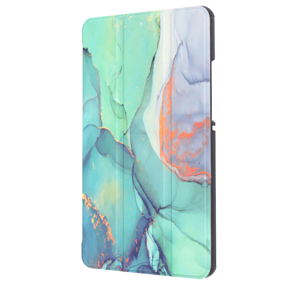 Husa pentru Samsung Galaxy Tab A11+ / Tab A9+, Techsuit, FoldPro Green Time, Multicolor