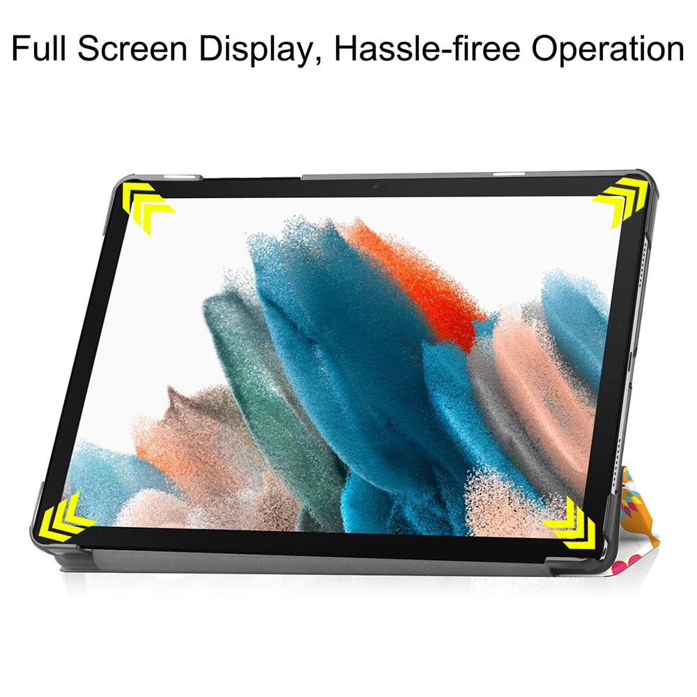 Husa pentru Samsung Galaxy Tab A11 / Tab A9, Techsuit, FoldPro Butterfly New Model, Multicolor