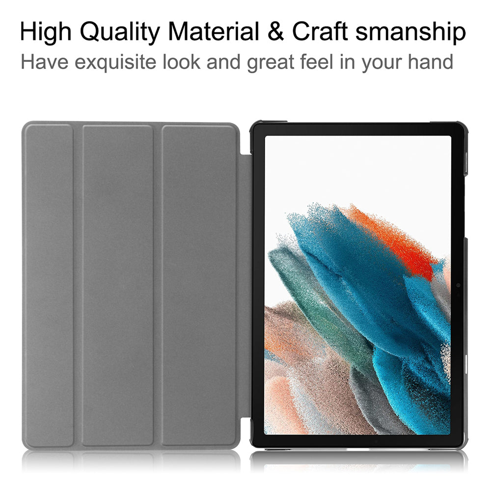 Husa pentru Samsung Galaxy Tab A11 / Tab A9, Techsuit, FoldPro Butterfly New Model, Multicolor