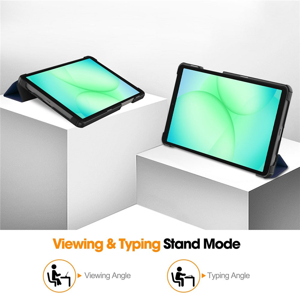 Husa pentru Samsung Galaxy Tab A11 / Tab A9, Techsuit, FoldPro New Model, Albastra