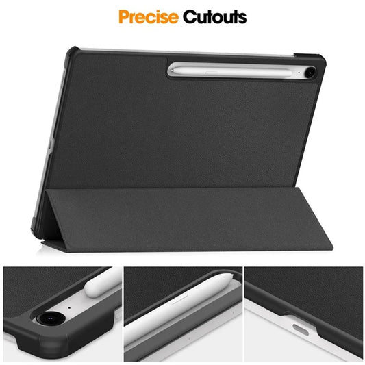 Husa pentru Samsung Galaxy Tab S10 FE+, Techsuit, FoldPro, Neagra