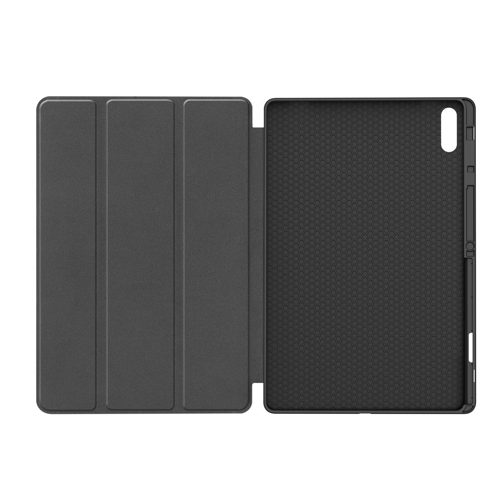 Husa pentru Samsung Galaxy Tab S12 Ultra / Tab S11 Ultra, Techsuit, Flex Trifold, Roz