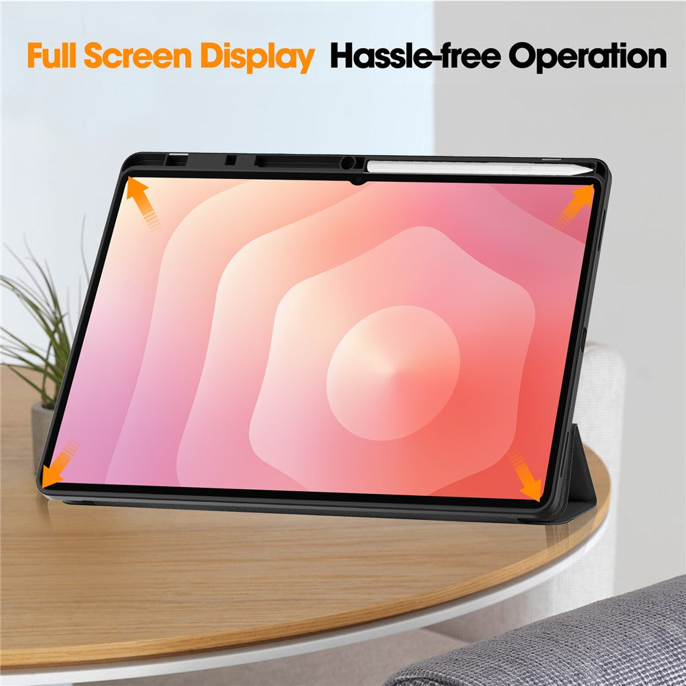 Husa pentru Samsung Galaxy Tab S12 Ultra / Tab S11 Ultra, Techsuit, Flex Trifold, Roz