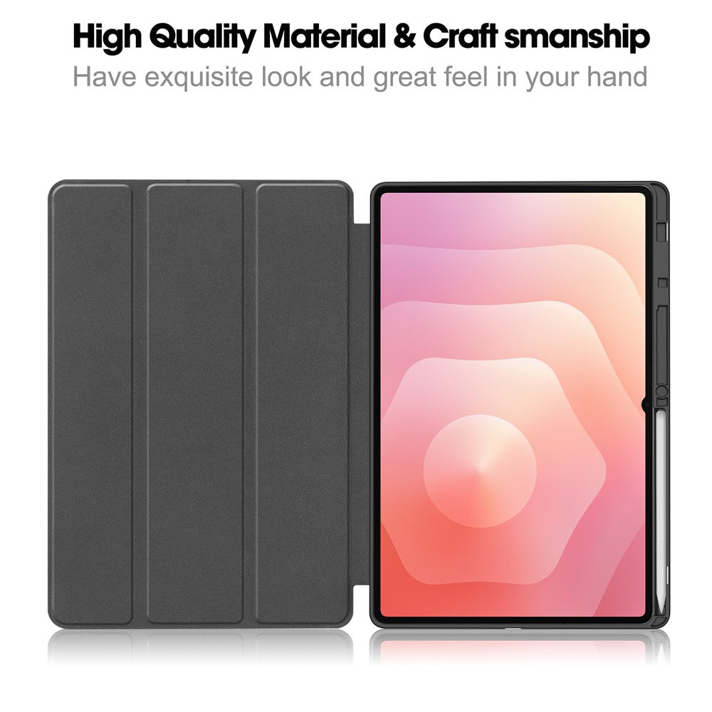 Husa pentru Samsung Galaxy Tab S12 Ultra / Tab S11 Ultra, Techsuit, Flex Trifold, Verde Matcha