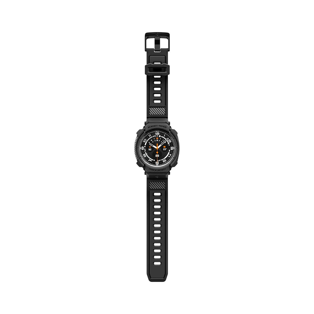 Husa pentru Samsung Galaxy Watch Ultra2, Spigen, Rugged Armor Pro, Neagra Mata ACS11612