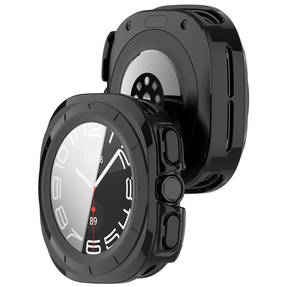 Husa pentru Samsung Galaxy Watch Ultra2, Techsuit, Defense360 Pro, Neagra
