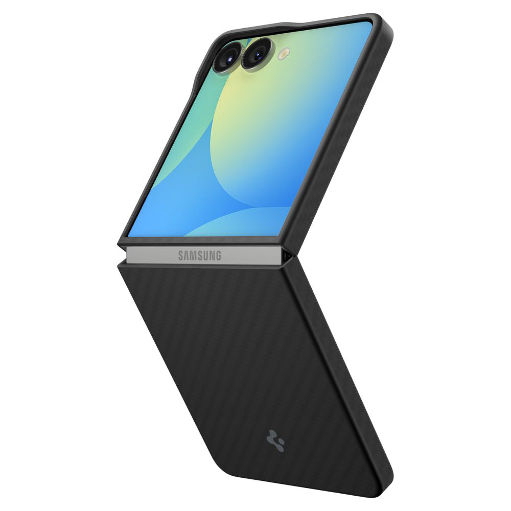 Husa pentru Samsung Galaxy Z Flip7 F766, Spigen, Air Skin, Neagra ACS09564