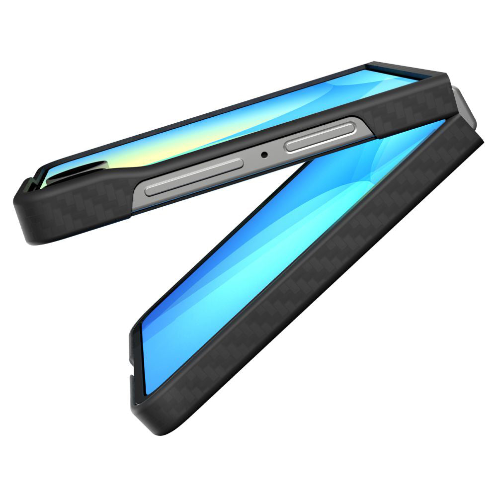 Husa pentru Samsung Galaxy Z Flip7 F766, Spigen, Air Skin, Neagra ACS09564