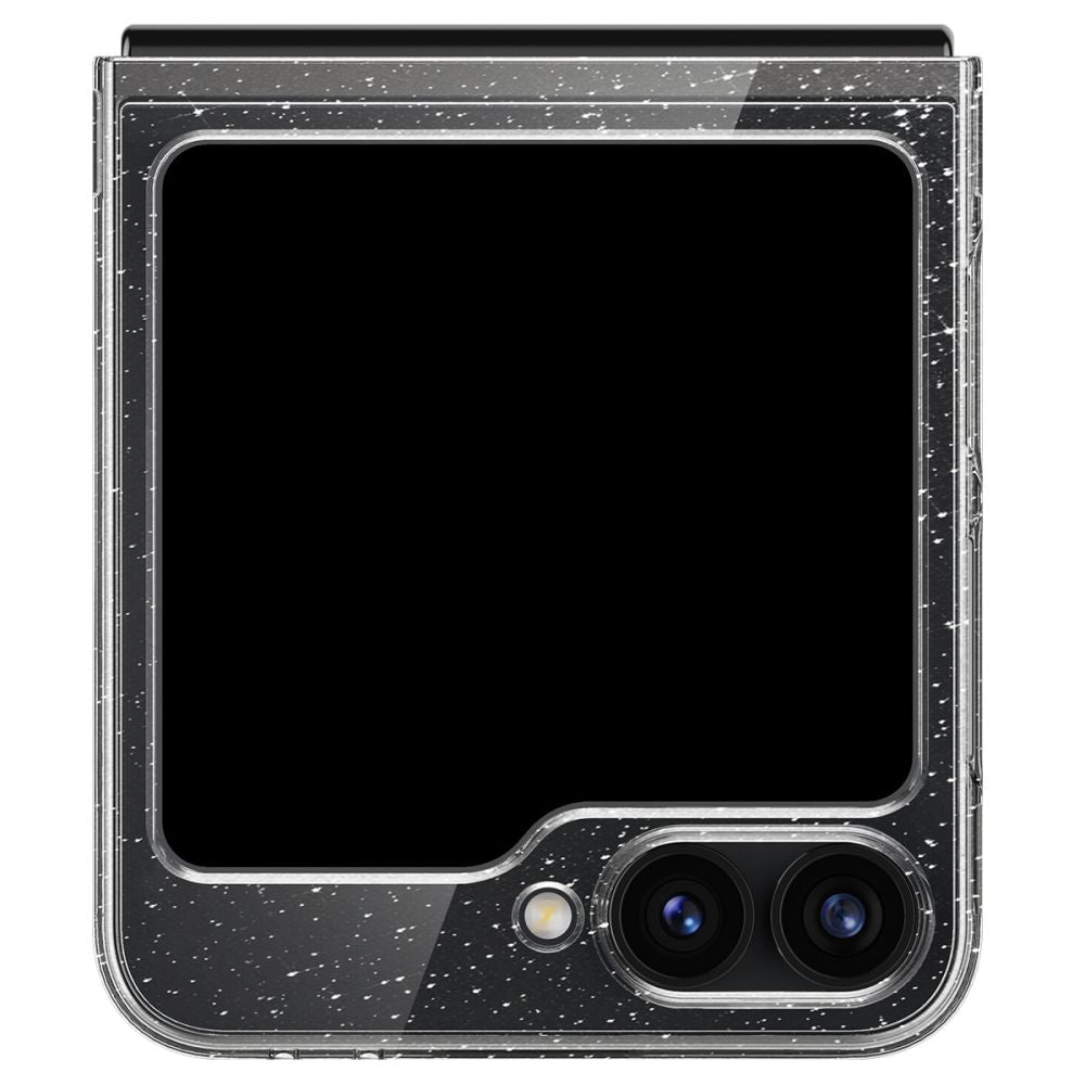 Husa pentru Samsung Galaxy Z Flip7 FE F761 / Z Flip6 F741, Spigen, Air Skin Gliiter, Transparenta