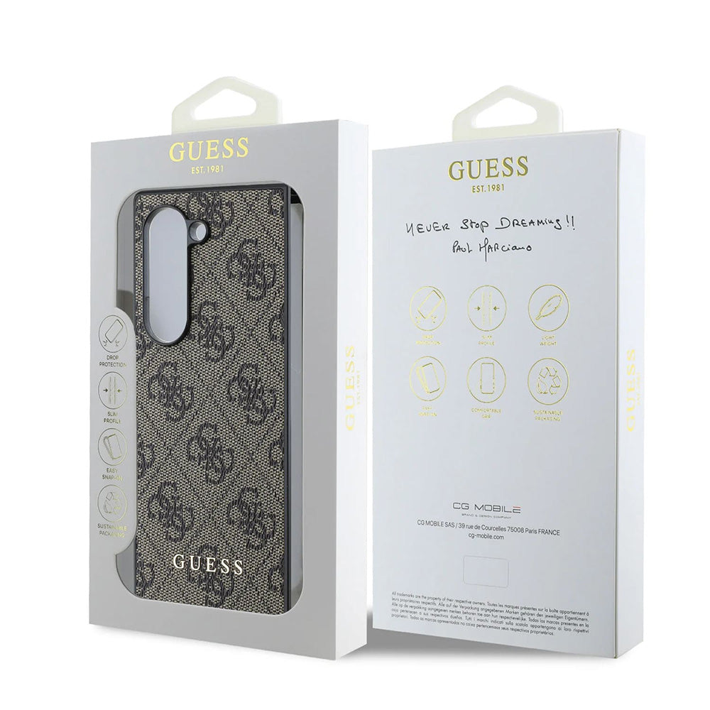 Husa pentru Samsung Galaxy Z Fold6 F956, Guess, 4G, Neagra