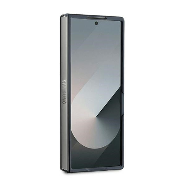 Husa pentru Samsung Galaxy Z Fold6 F956, Karl Lagerfeld, Saffiano Karl & Choupette Metal, Neagra