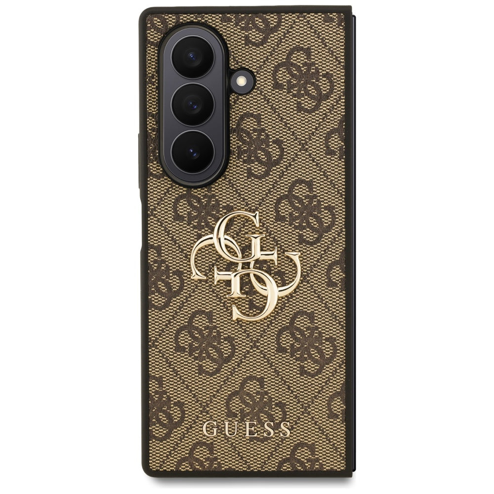 Husa pentru Samsung Galaxy Z Fold7 F966, Guess, 4G Big Logo, Maro