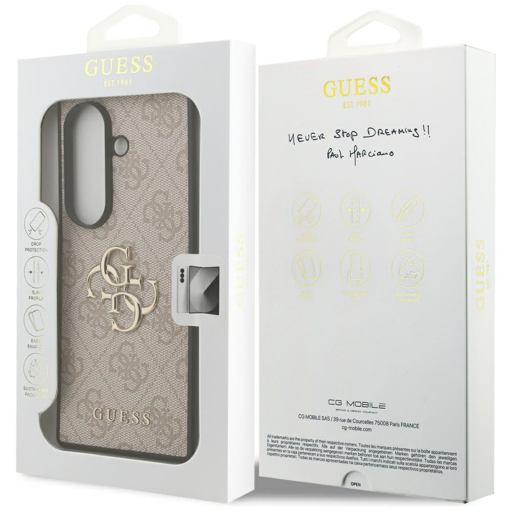 Husa pentru Samsung Galaxy Z Fold7 F966, Guess, 4G Big Logo, Roz