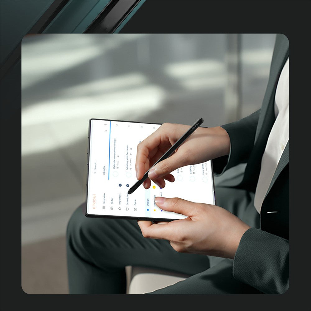 Husa pentru Samsung Galaxy Z Fold7 F966, Nillkin, Flex Pure with S-Pen Holder, Neagra