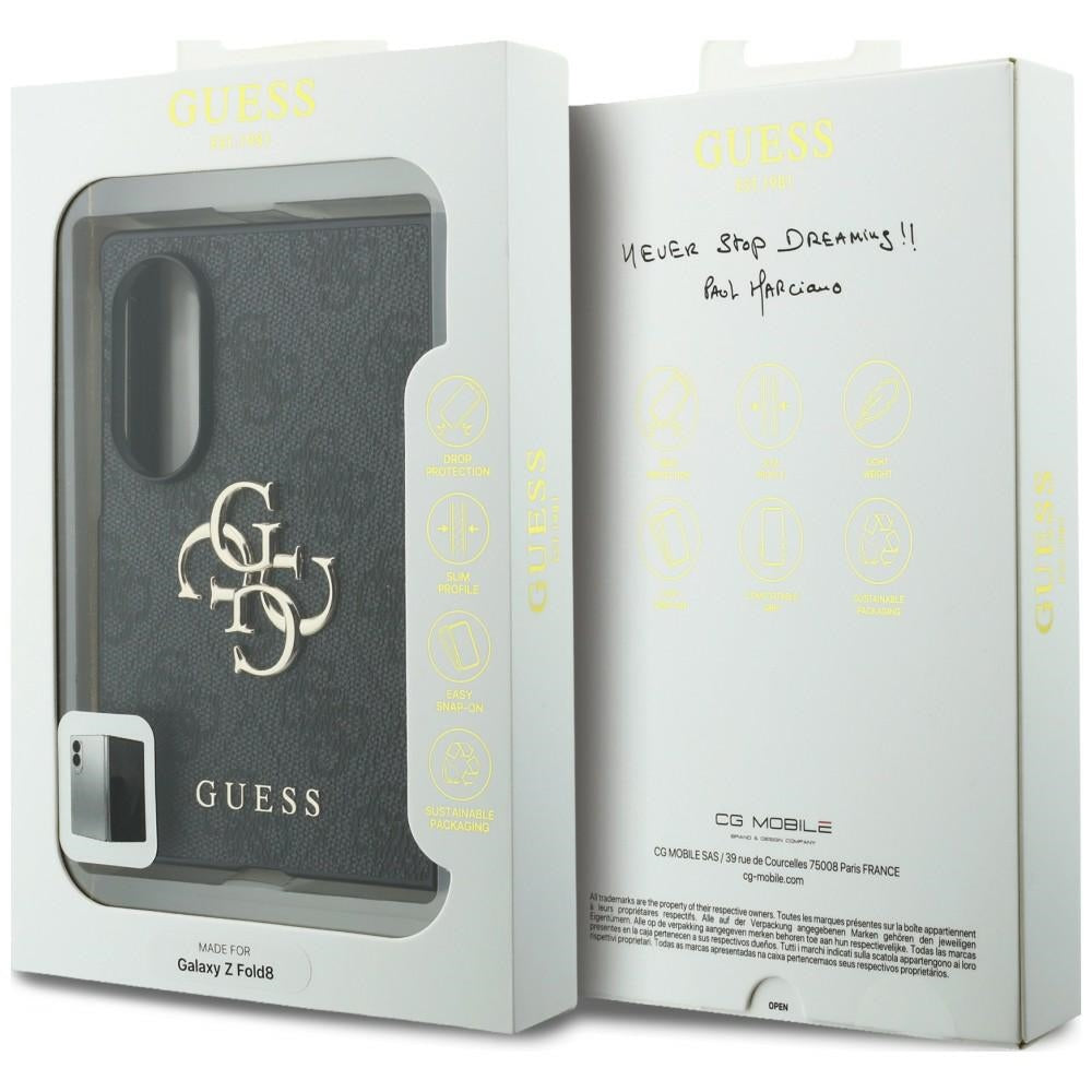 Husa pentru Samsung Galaxy Z Fold8 F971, Guess, 4G Big Logo, Neagra