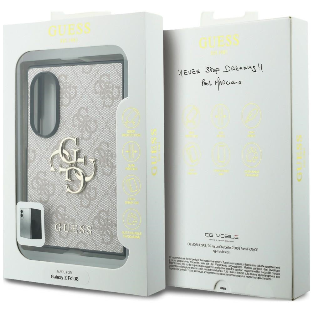 Husa pentru Samsung Galaxy Z Fold8 F971, Guess, 4G Big Logo, Roz