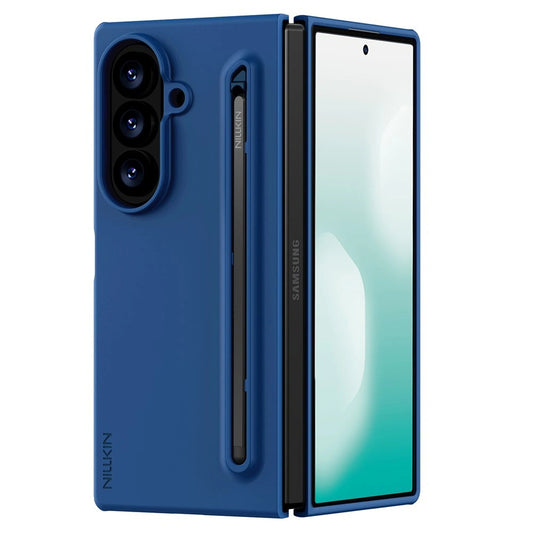 Husa pentru Samsung Galaxy Z Fold8 Ultra F976, Nillkin, Flex Pure with S-Pen Holder, Albastra
