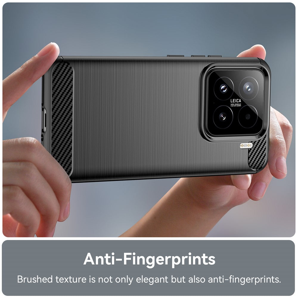 Husa pentru Xiaomi 15T Pro, Techsuit, Carbon, Neagra