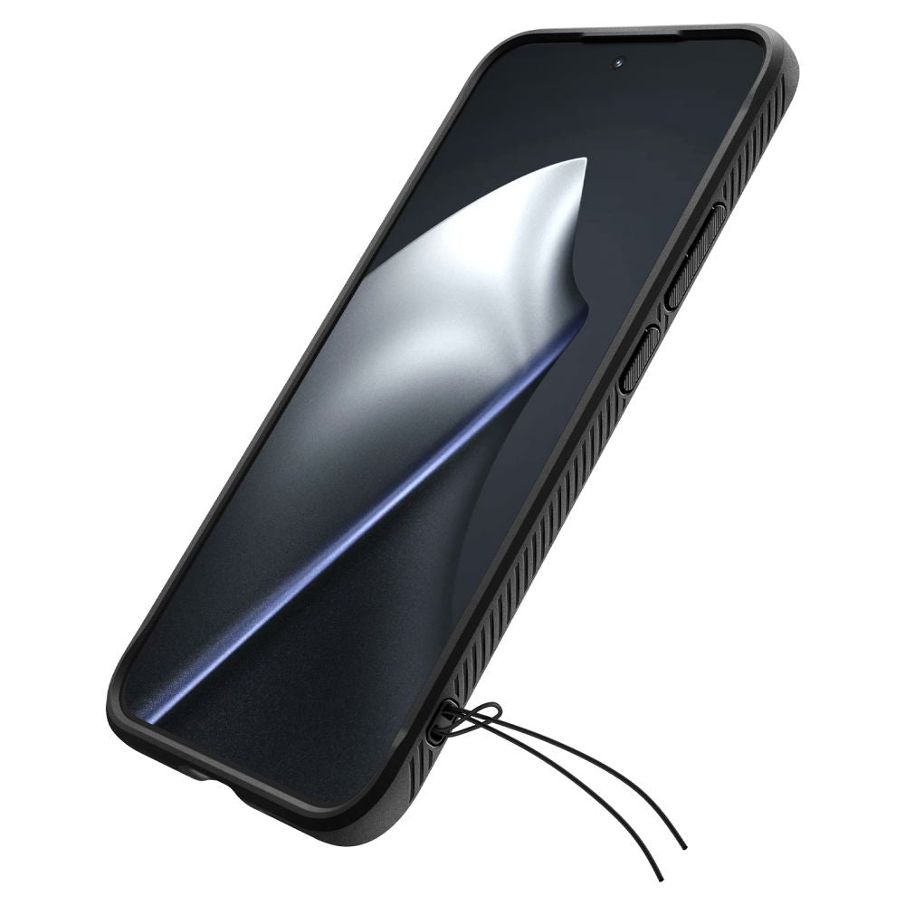 Husa pentru Xiaomi 15T, Spigen, Rugged Armor, Neagra Mata ACS10459