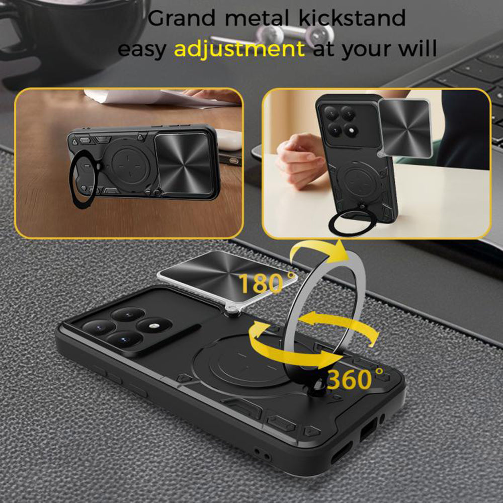 Husa pentru Xiaomi 15T, Techsuit, CamGuard Pro, Albastra