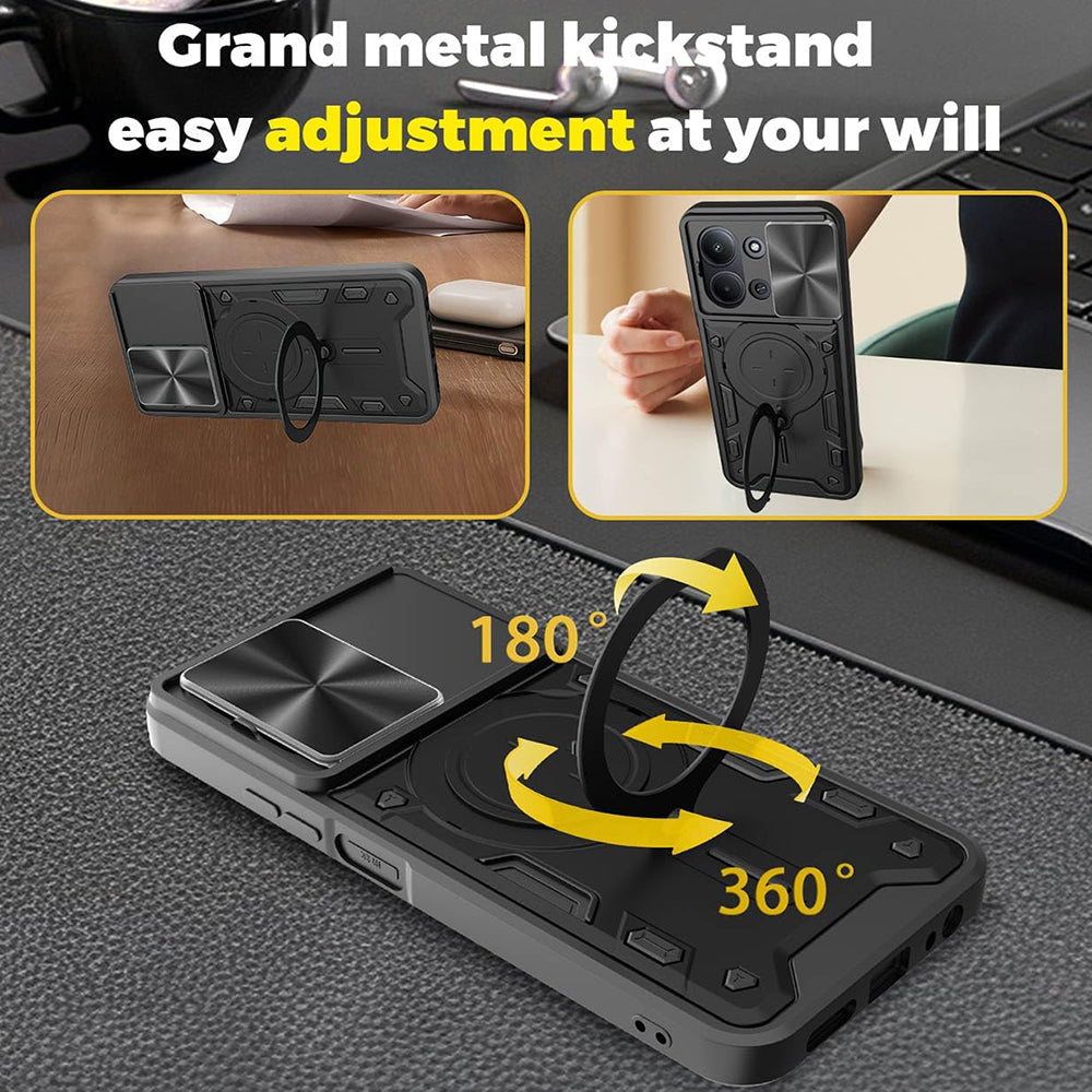 Husa pentru Xiaomi 15T, Techsuit, CamGuard Pro, Neagra