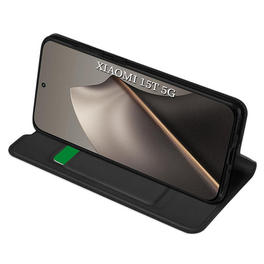 Husa pentru Xiaomi 15T, Techsuit, Magskin Book, Neagra