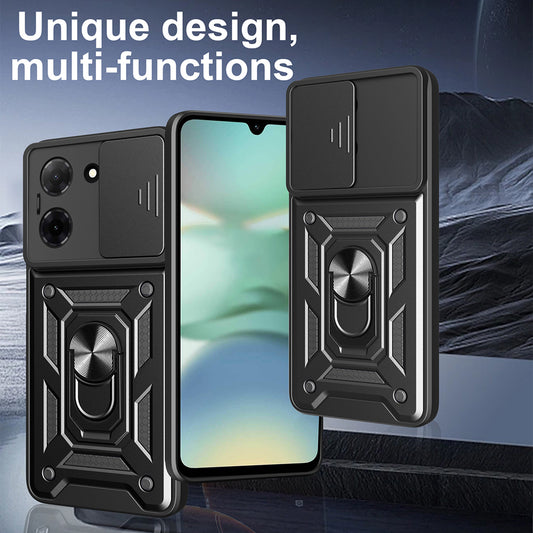 Husa pentru Xiaomi 17, Techsuit, CamShield, Albastra