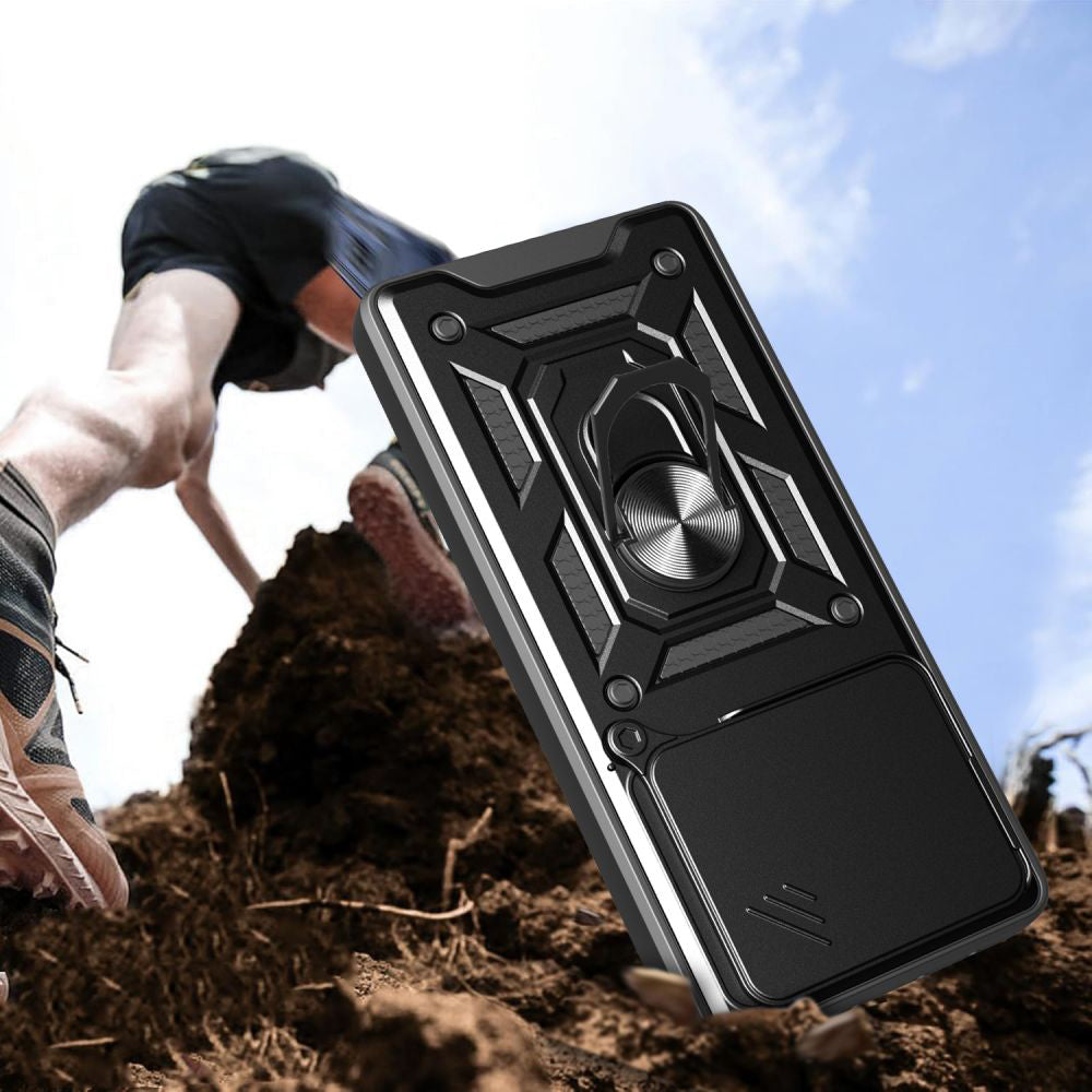 Husa pentru Xiaomi 17, Techsuit, CamShield, Neagra