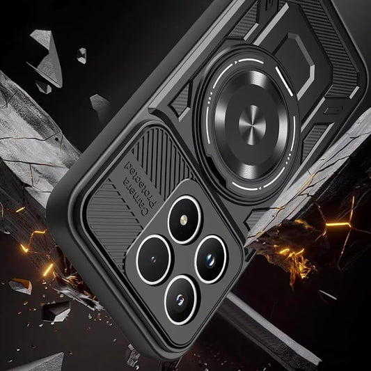 Husa pentru Xiaomi 17, Techsuit, RuggedCam, Neagra