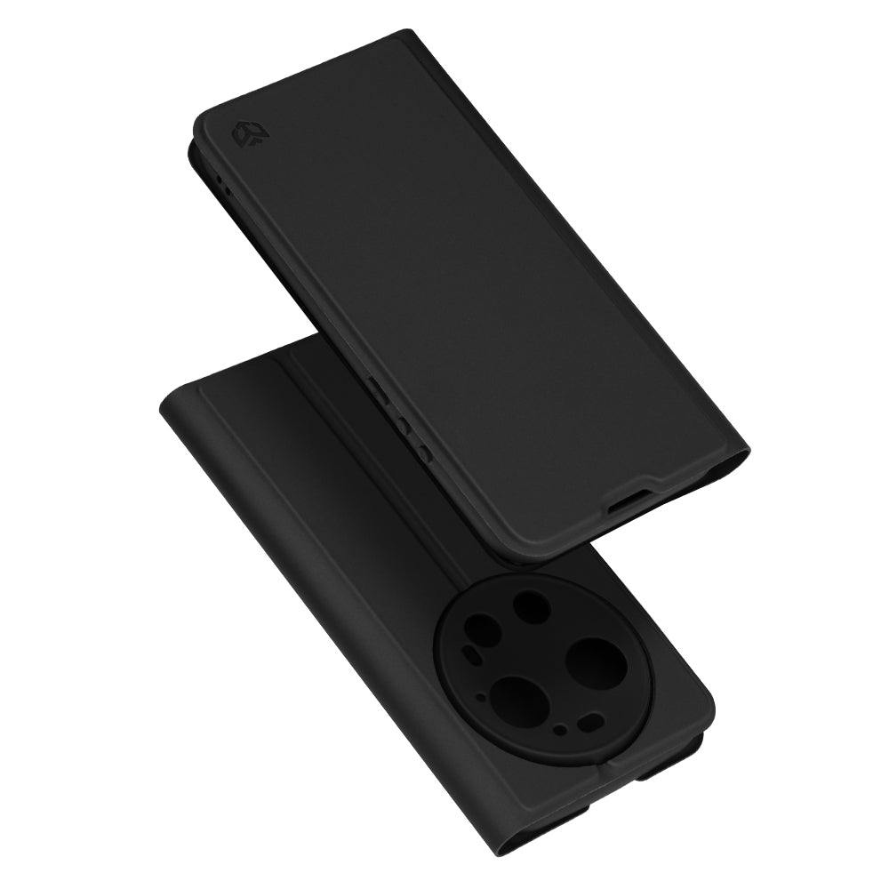 Husa pentru Xiaomi 17 Ultra, Techsuit, Magskin Book, Neagra