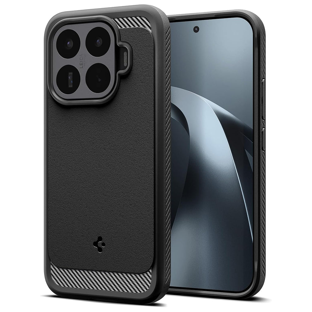 Husa pentru Xiaomi 17T, Spigen, Rugged Armor, Neagra ACS11870