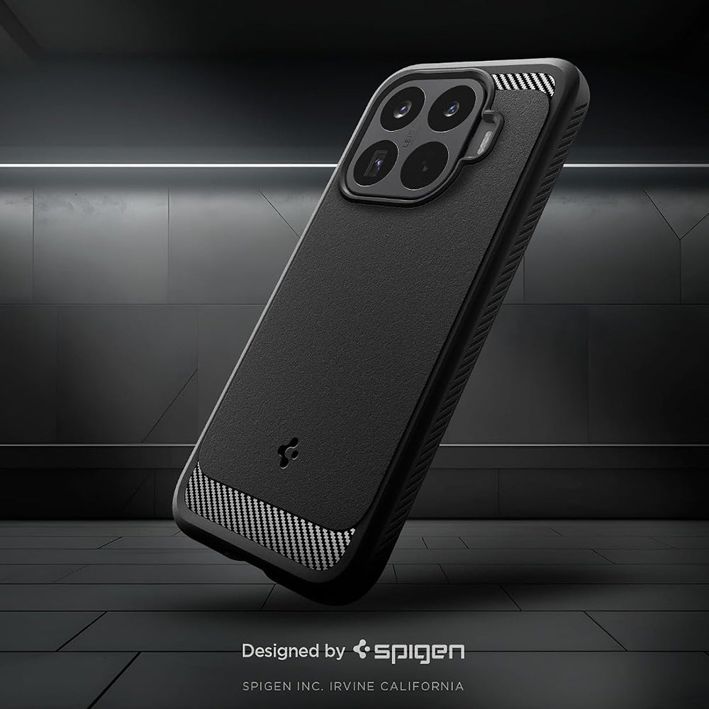 Husa pentru Xiaomi 17T, Spigen, Rugged Armor, Neagra ACS11870