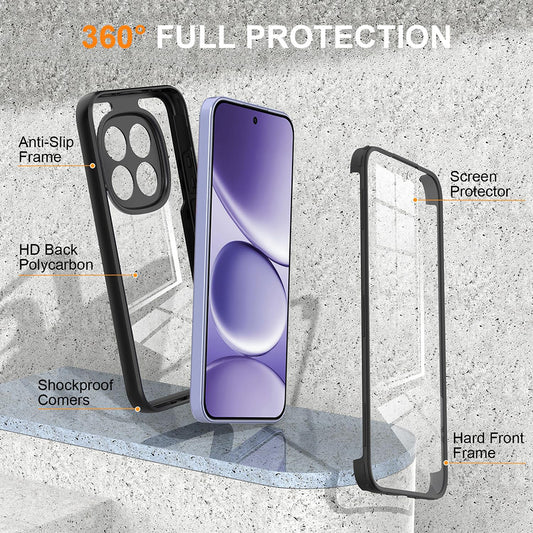 Husa pentru Xiaomi 17T, Techsuit, ColorVerse 360, Neagra