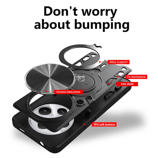 Husa pentru Xiaomi Poco C75 / Redmi 14C, Techsuit, CamGuard Pro, Albastra