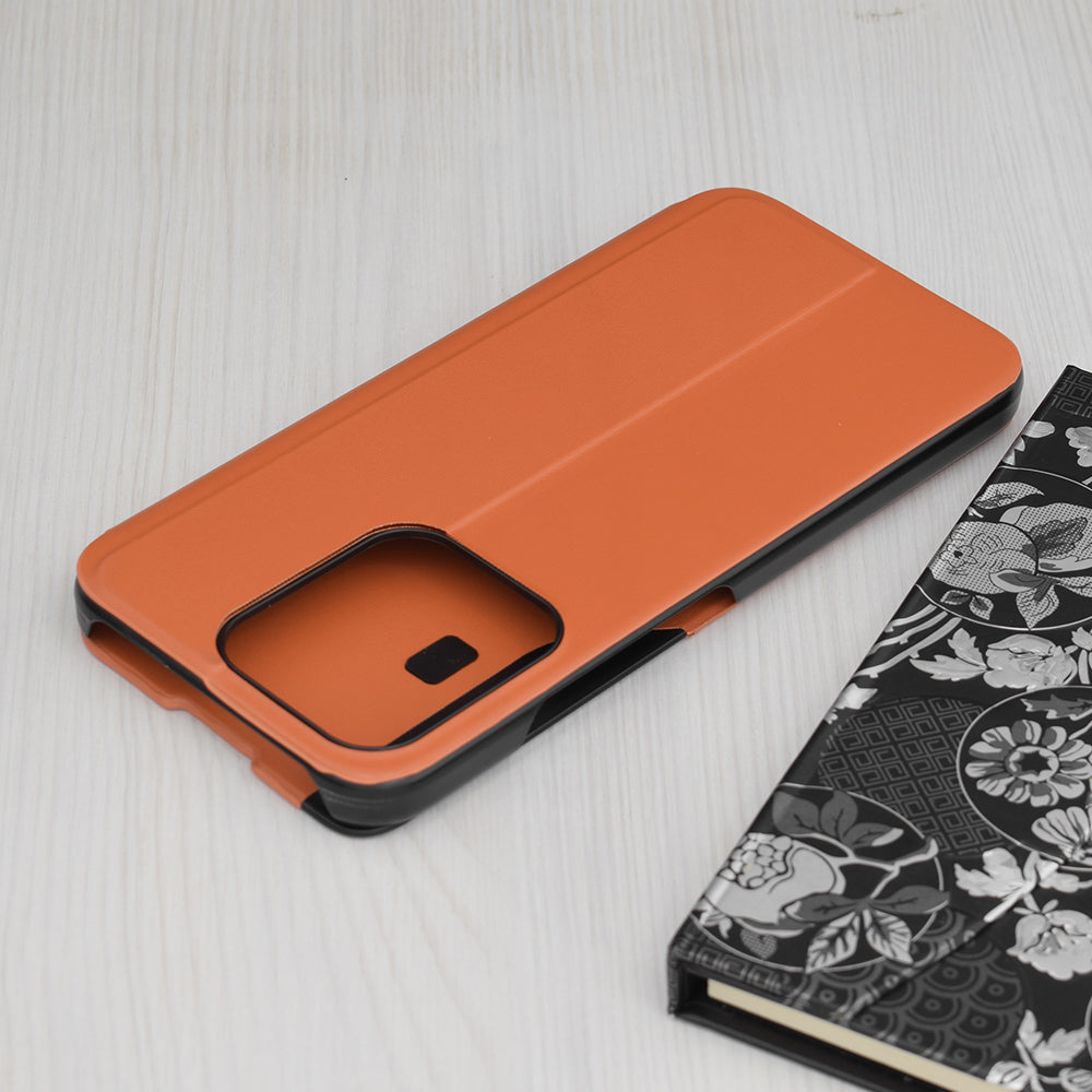 Husa pentru Xiaomi Poco C85 4G / Redmi 15C 5G / 15C 4G, Techsuit, eFold, Portocalie