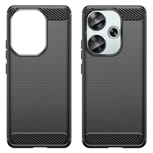 Husa pentru Xiaomi Poco F6, Techsuit, Carbon, Neagra