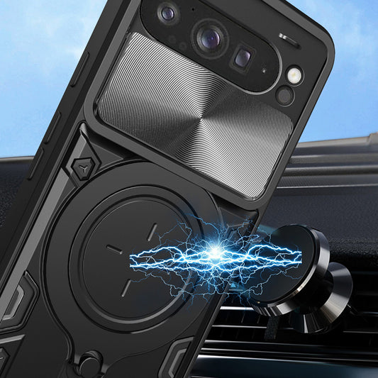 Husa pentru Xiaomi Poco F8 Pro, Techsuit, CamGuard Pro, Neagra