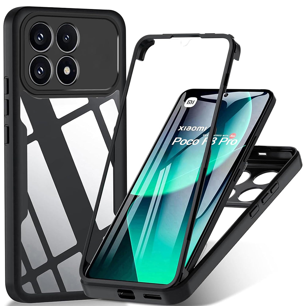 Husa pentru Xiaomi Poco F8 Pro, Techsuit, ColorVerse 360, Neagra