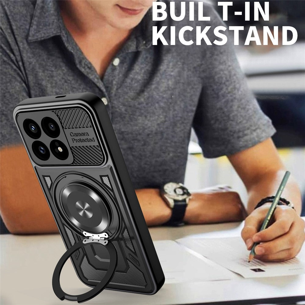 Husa pentru Xiaomi Poco F8 Pro, Techsuit, RuggedCam, Albastra