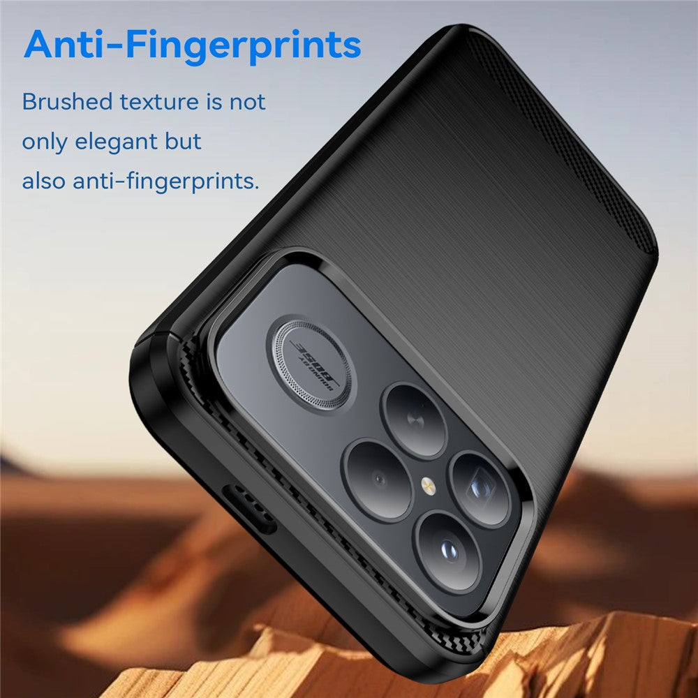 Husa pentru Xiaomi Poco F8 Ultra, Techsuit, Carbon, Neagra