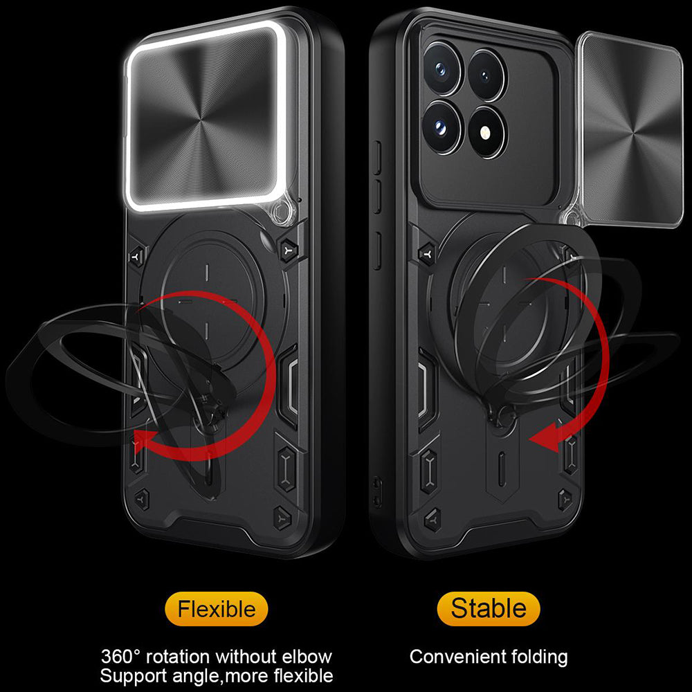 Husa pentru Xiaomi Poco F9 Pro, Techsuit, CamGuard Pro, Albastra
