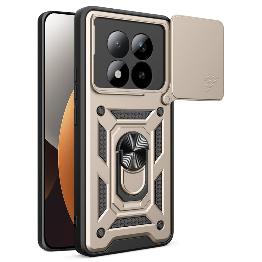 Husa pentru Xiaomi Poco M8 Pro / Redmi Note 15 Pro+ 5G, Techsuit, CamShield, Aurie