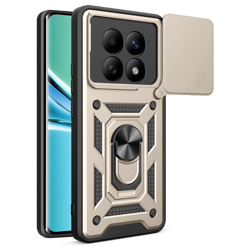 Husa pentru Xiaomi Poco M8 / Redmi Note 15 5G / Note 15 4G, Techsuit, CamShield, Aurie