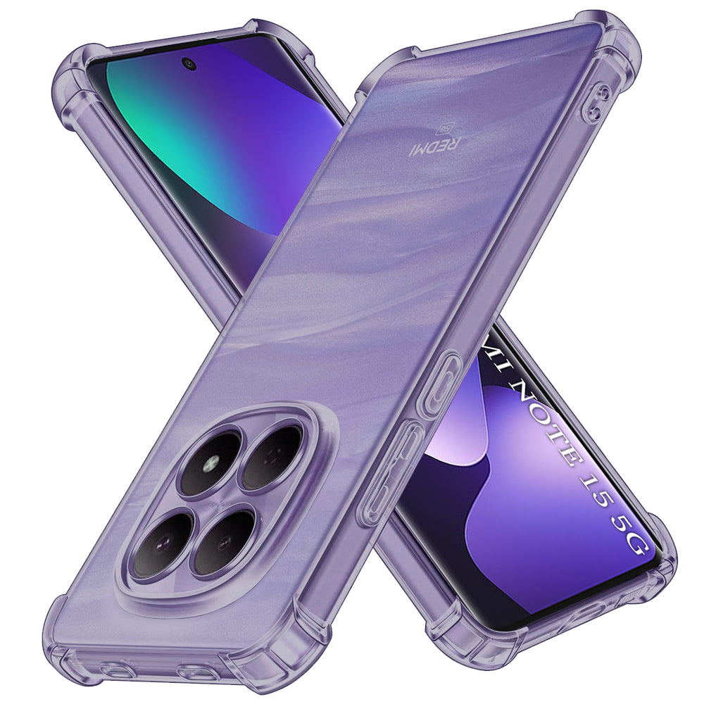 Husa pentru Xiaomi Poco M8 / Redmi Note 15 5G / Note 15 4G, Techsuit, Shockproof Clear, Fumurie