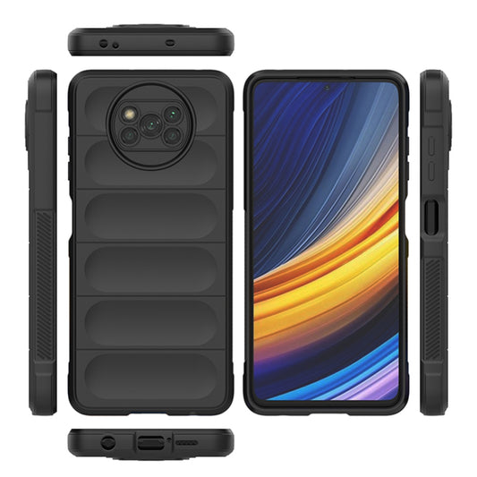 Husa pentru Xiaomi Poco X3 Pro / X3 NFC / X3, Techsuit, Magic Shield, Neagra